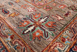 Peshawar Hand Knotted Wool Rug - 6' 8" X 10' 0" - Golden Nile