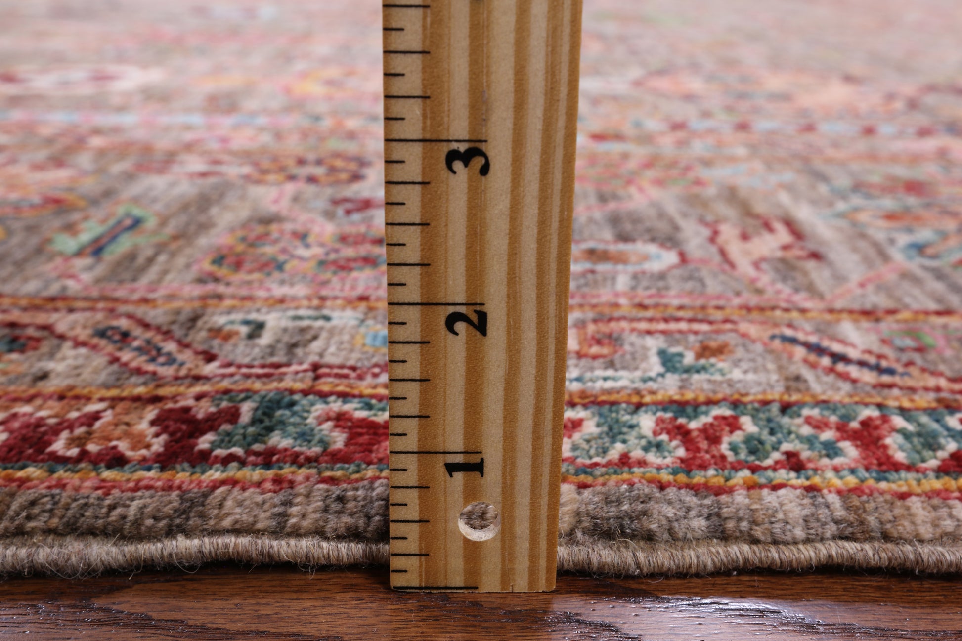 Peshawar Hand Knotted Wool Rug - 6' 8" X 10' 0" - Golden Nile
