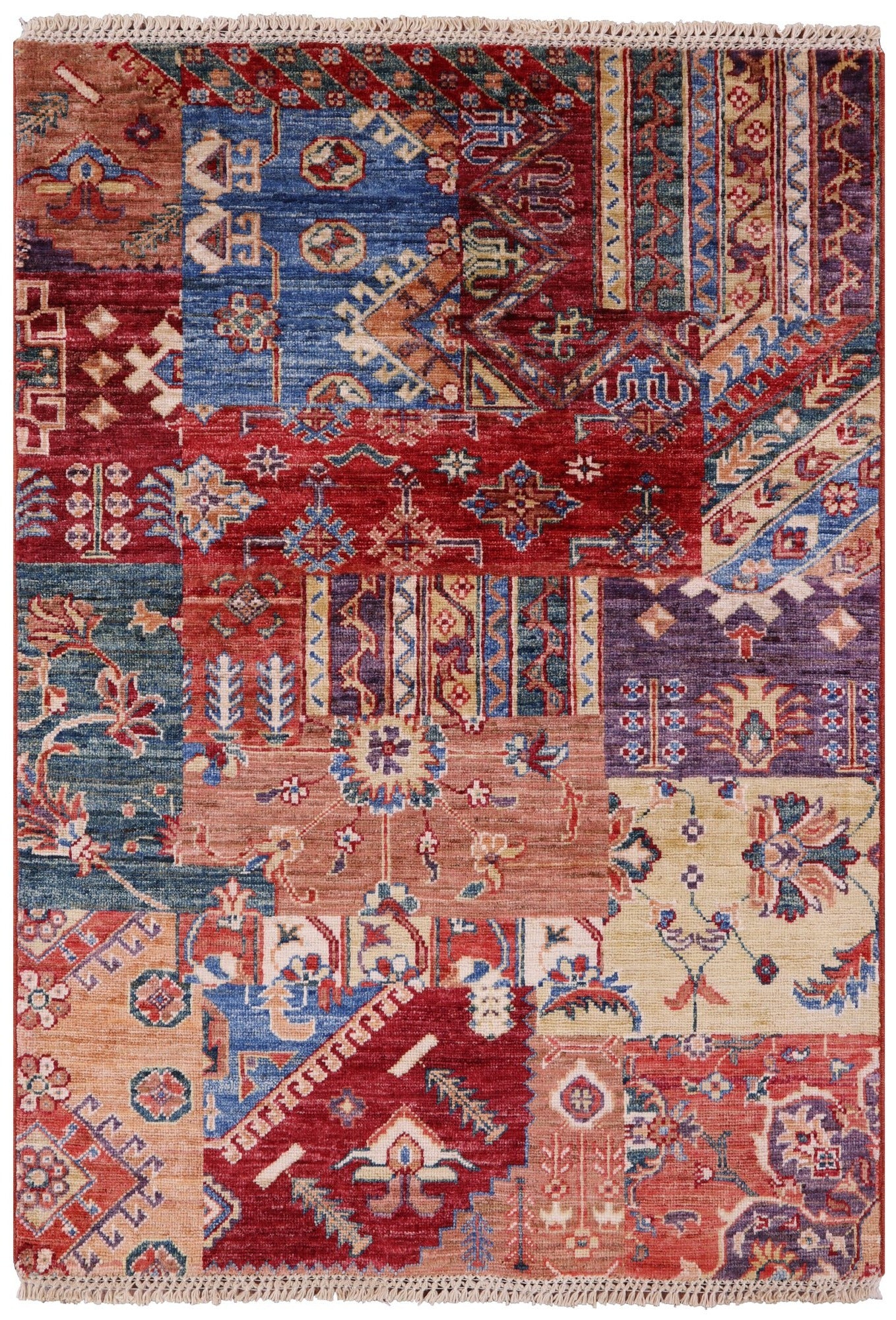 Super Kazak Handmade Wool Rug - 2' 10" X 4' 0" - Golden Nile