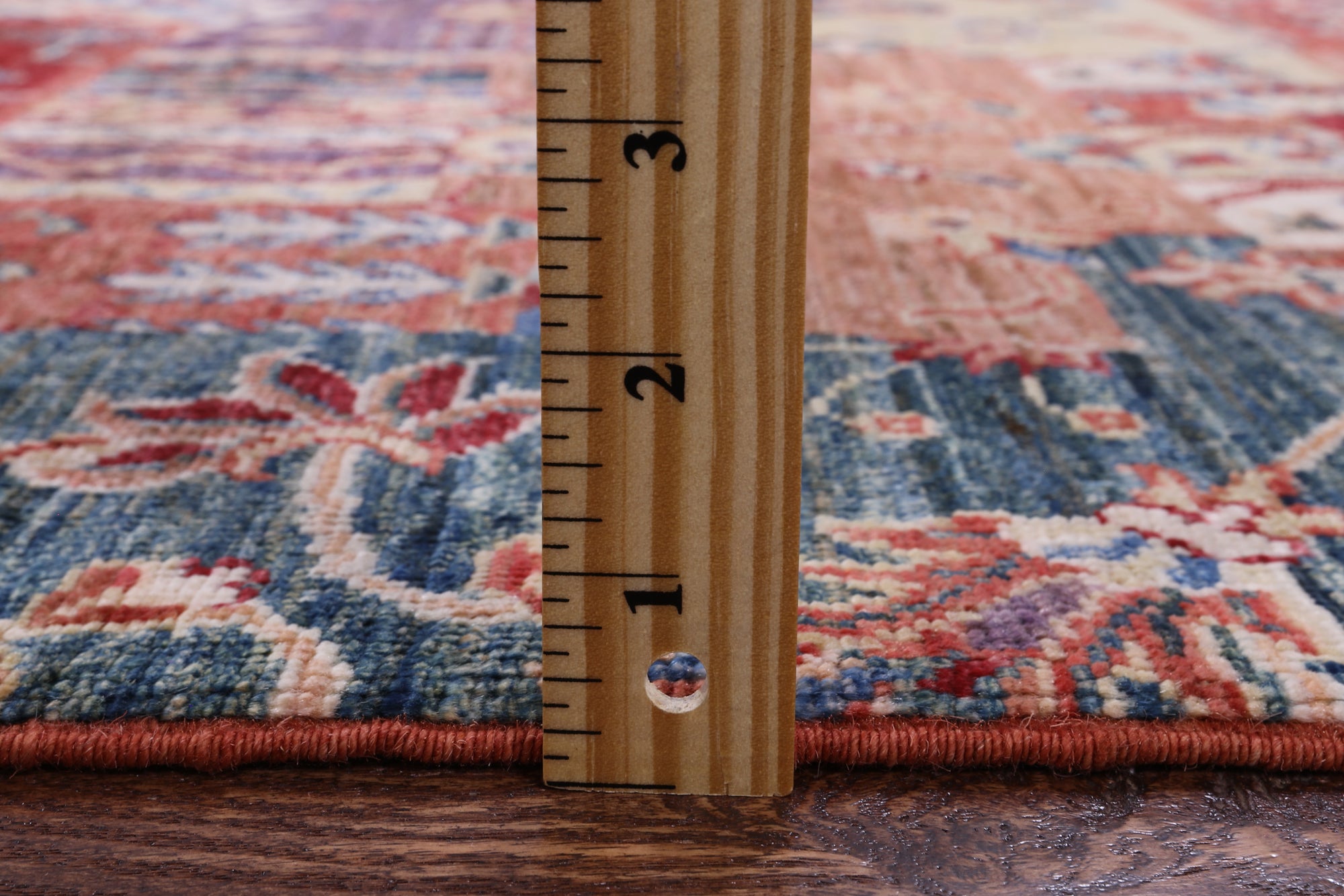 Super Kazak Handmade Wool Rug - 2' 10" X 4' 0" - Golden Nile
