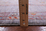 Grey Peshawar Handmade Wool Rug - 8' 9" X 12' 2" - Golden Nile