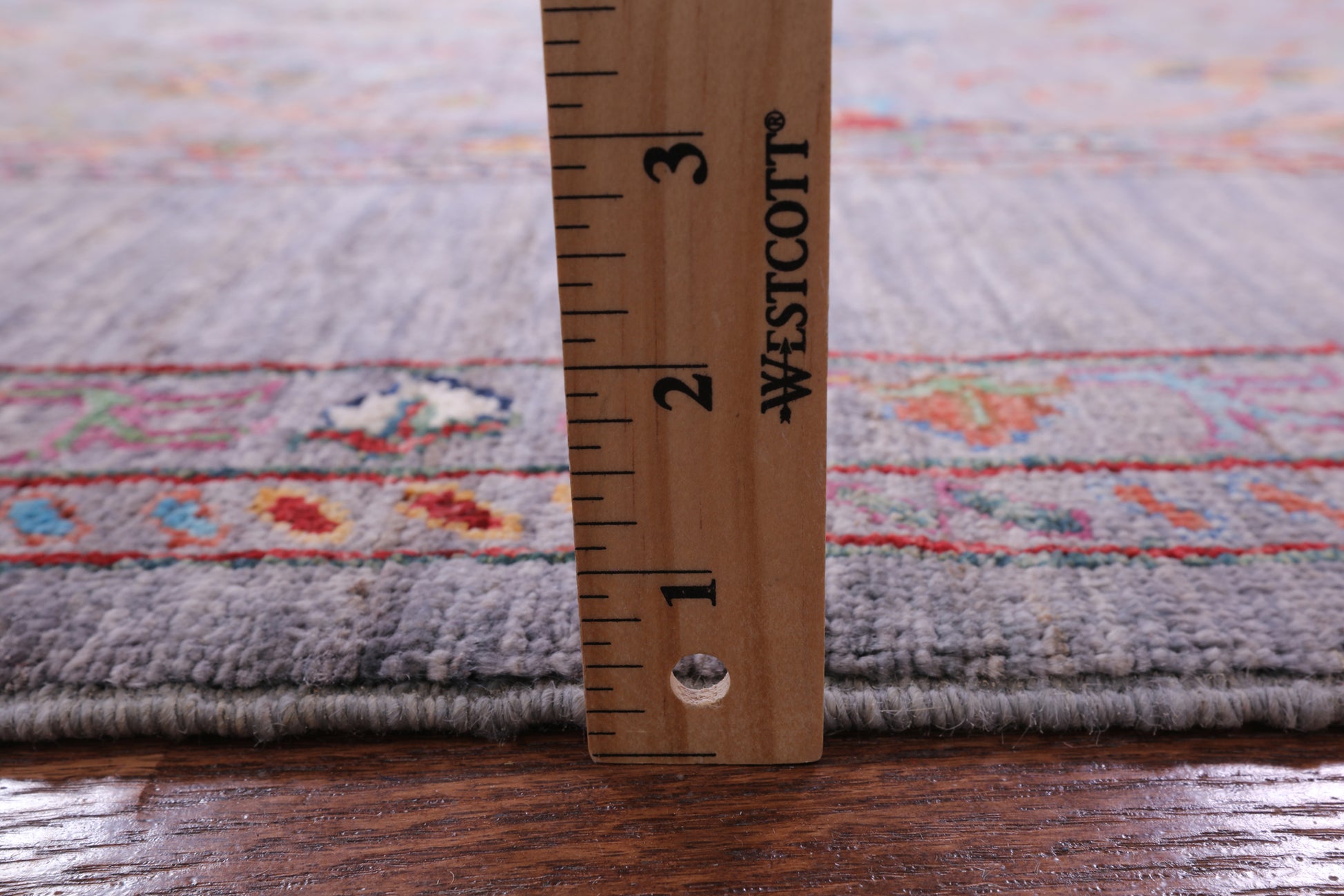 Grey Peshawar Handmade Wool Rug - 8' 9" X 12' 2" - Golden Nile