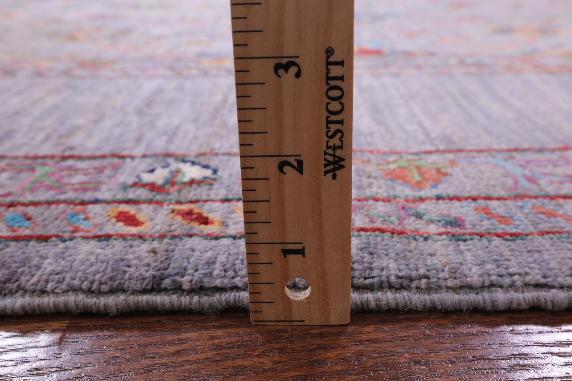 Grey Peshawar Handmade Wool Rug - 8' 9" X 12' 2" - Golden Nile
