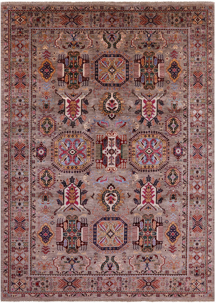 Peshawar Handmade Wool Rug - 8' 4" X 11' 6" - Golden Nile
