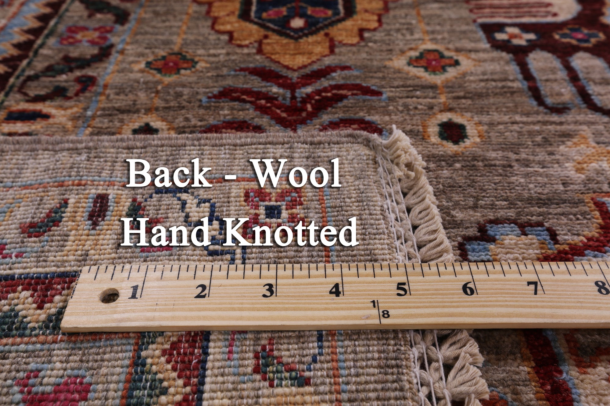 Peshawar Handmade Wool Rug - 8' 4" X 11' 6" - Golden Nile