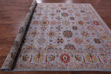 Peshawar Hand Knotted Wool Rug - 9' 1" X 11' 9" - Golden Nile