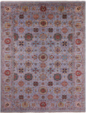 Peshawar Hand Knotted Wool Rug - 9' 1" X 11' 9" - Golden Nile