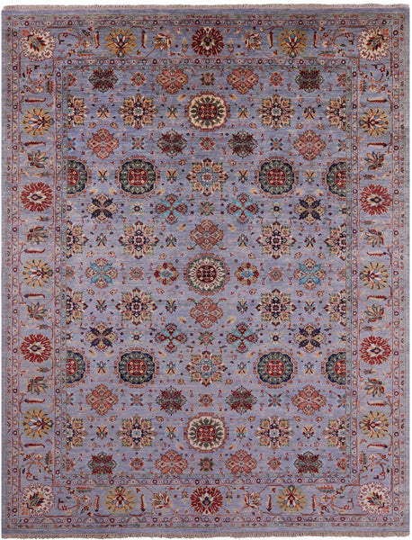 Peshawar Hand Knotted Wool Rug - 9' 1" X 11' 9" - Golden Nile