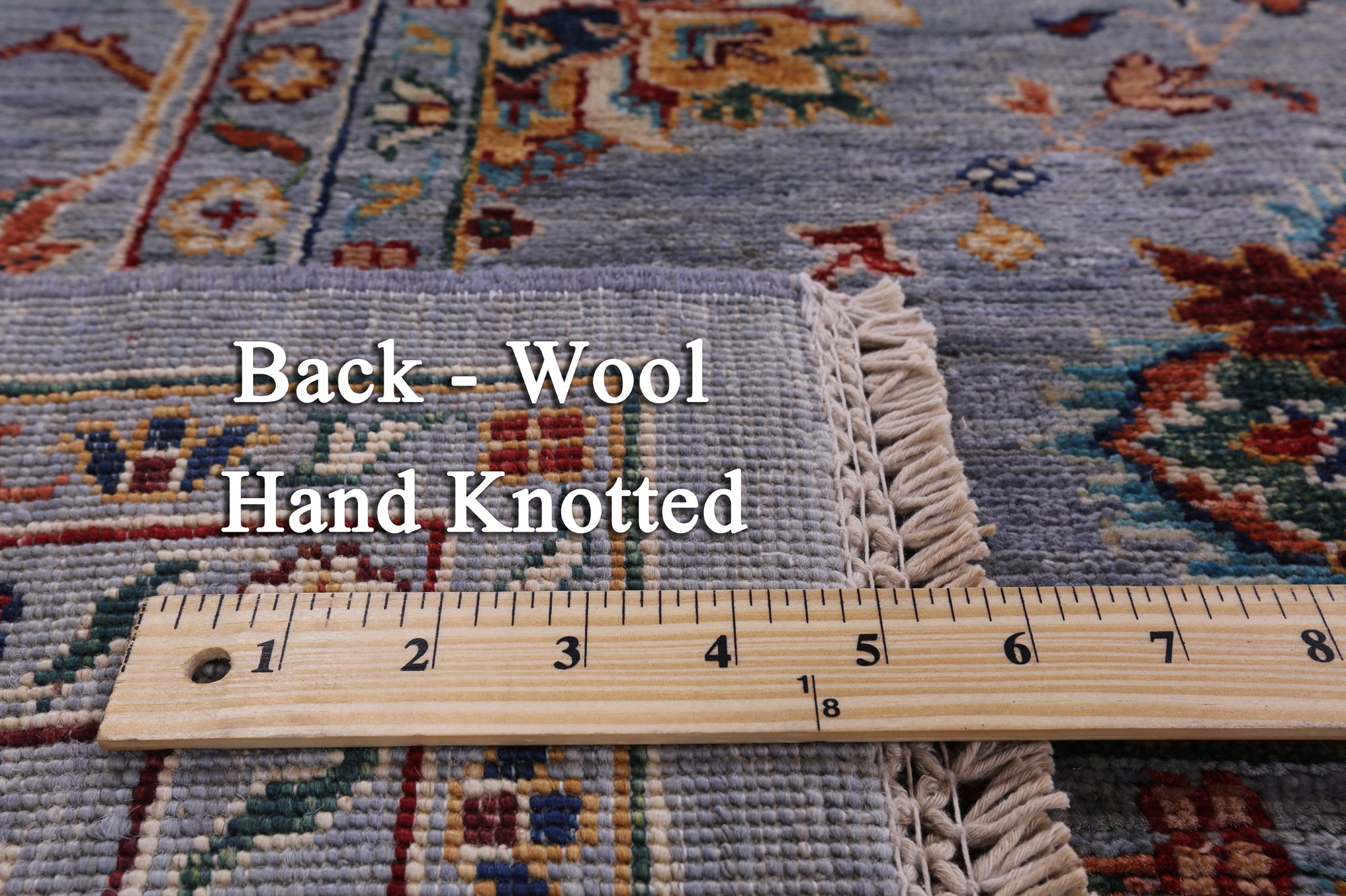 Peshawar Hand Knotted Wool Rug - 9' 1" X 11' 9" - Golden Nile