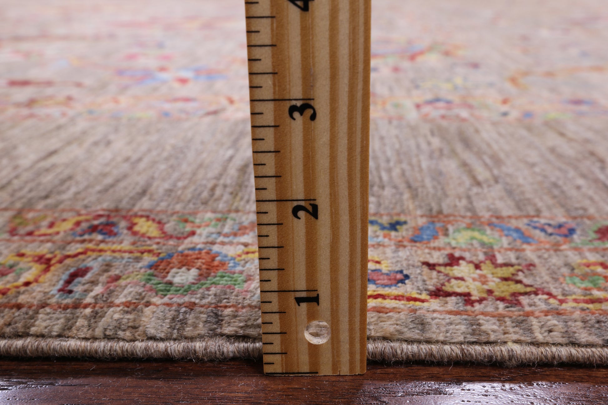 Peshawar Hand Knotted Wool Rug - 6' 9" X 9' 11" - Golden Nile