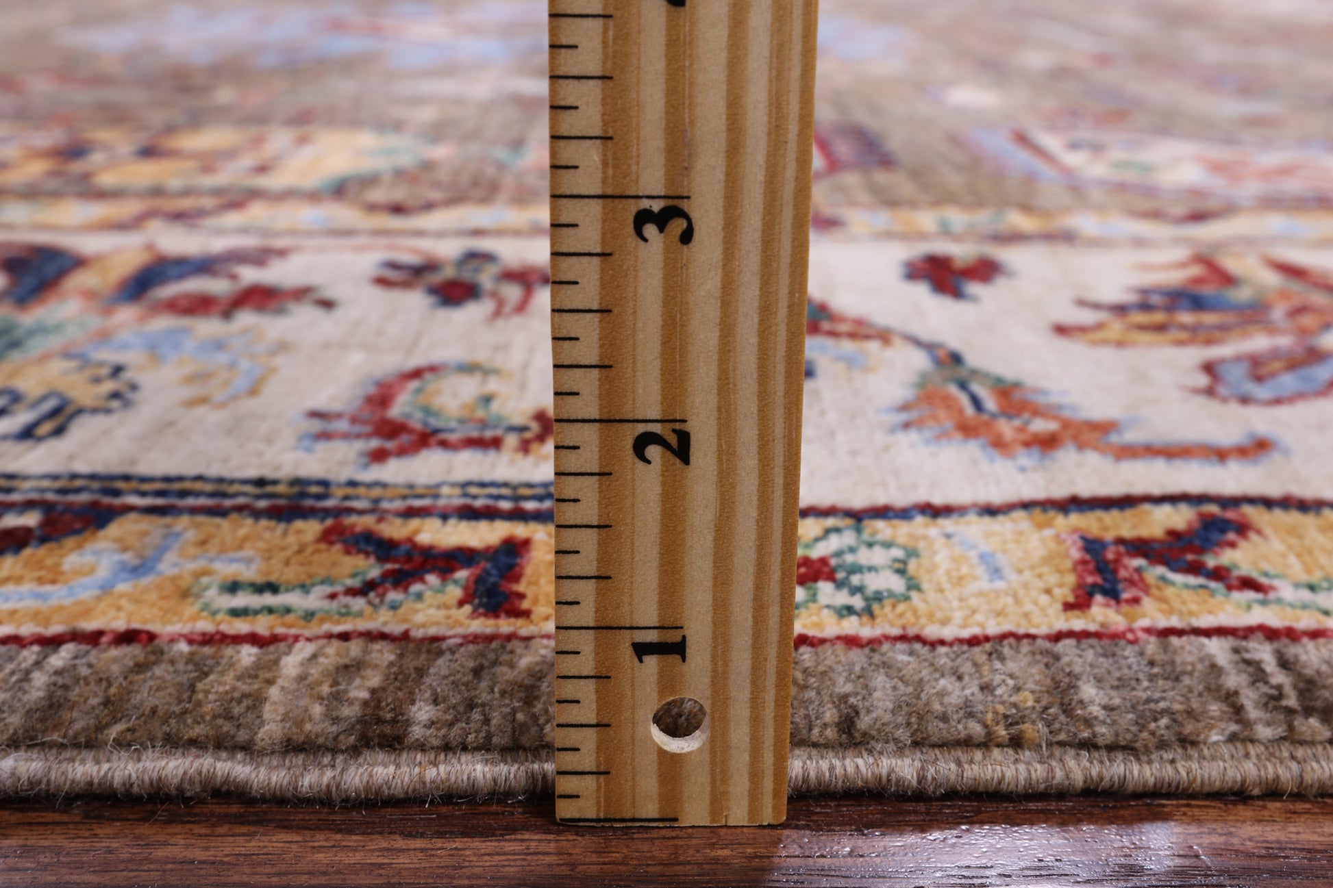 Peshawar Handmade Wool Rug - 6' 10" X 9' 9" - Golden Nile