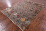 Khorjin Persian Gabbeh Handmade Wool Rug - 6' 8" X 9' 10" - Golden Nile