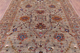 Peshawar Hand Knotted Wool Rug - 6' 9" X 9' 6" - Golden Nile