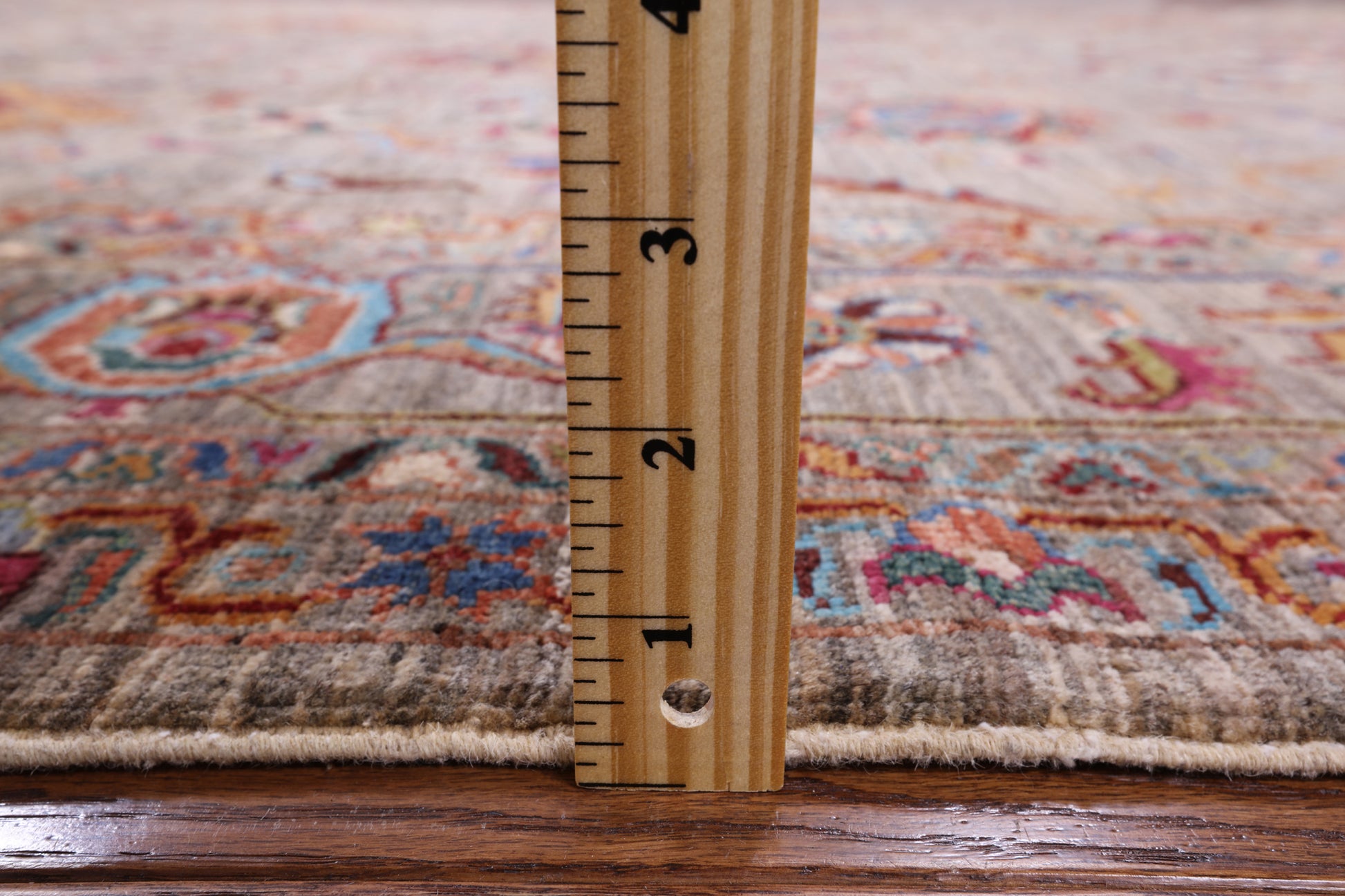 Peshawar Hand Knotted Wool Rug - 6' 9" X 9' 6" - Golden Nile