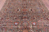 Persian Fine Serapi Handmade Wool Rug - 6' 10" X 9' 6" - Golden Nile