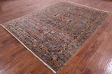 Persian Fine Serapi Handmade Wool Rug - 6' 10" X 9' 6" - Golden Nile