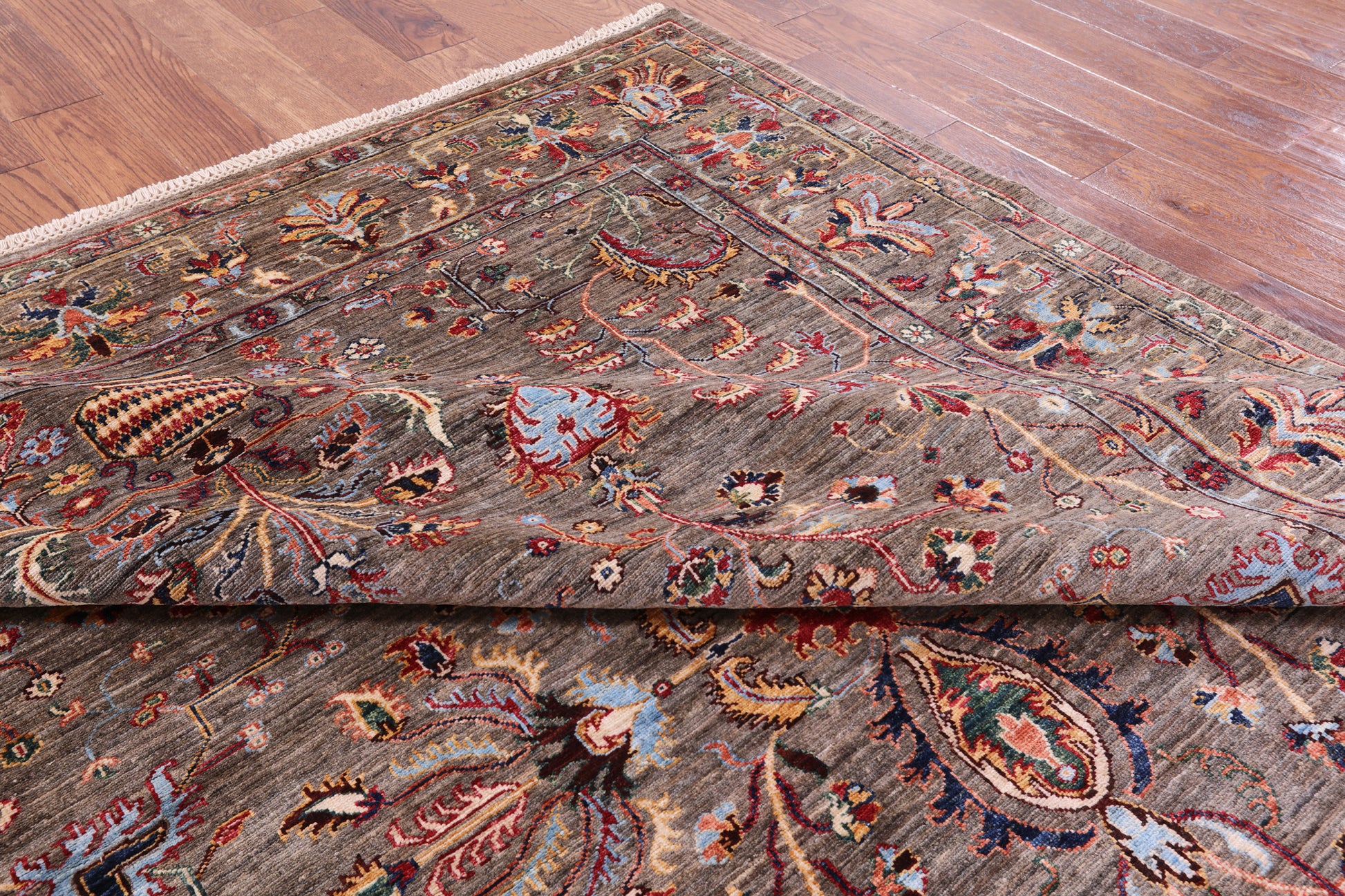 Persian Fine Serapi Handmade Wool Rug - 6' 10" X 9' 6" - Golden Nile