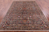 Persian Fine Serapi Handmade Wool Rug - 6' 10" X 9' 6" - Golden Nile