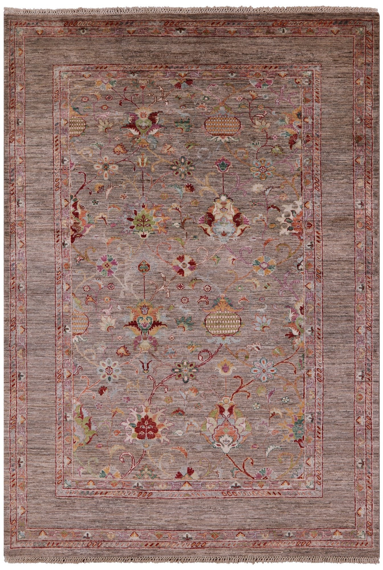 Peshawar Handmade Wool Rug - 5' 9" X 8' 0" - Golden Nile
