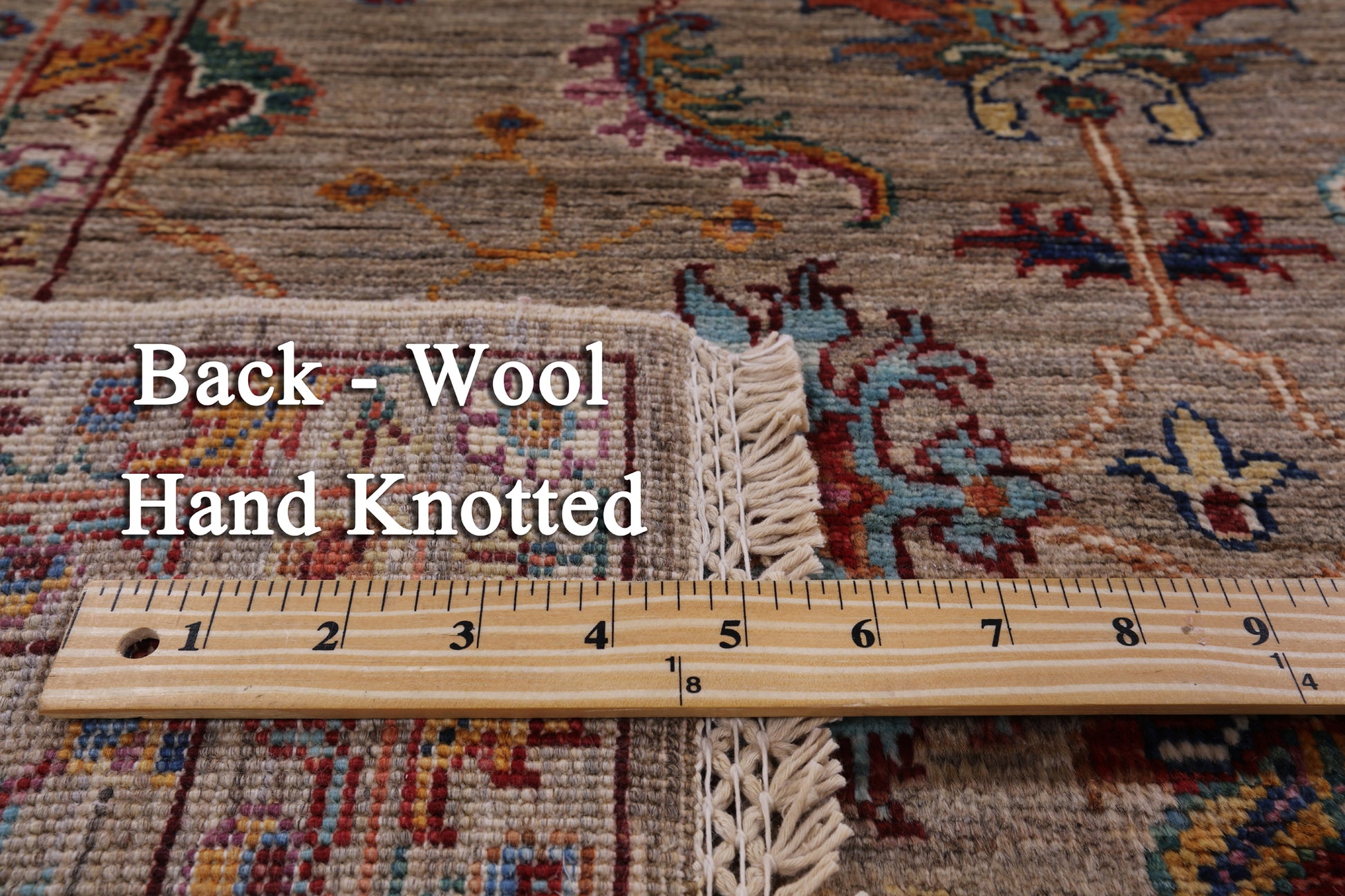 Peshawar Handmade Wool Rug - 5' 9" X 7' 6" - Golden Nile