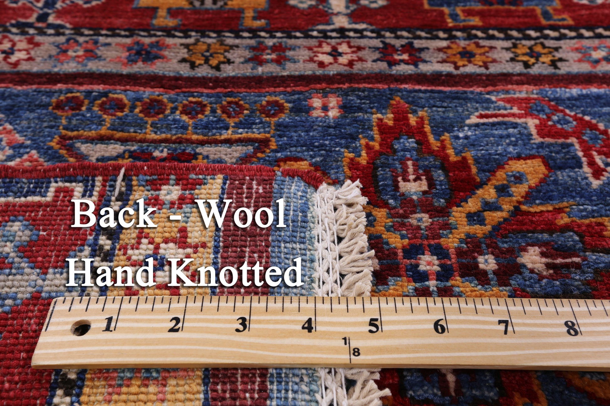 Tribal Persian Gabbeh Hand Knotted Wool Rug - 5' 8" X 8' 4" - Golden Nile