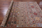 Khorjin Persian Gabbeh Hand Knotted Wool Rug - 6' 10" X 9' 10" - Golden Nile
