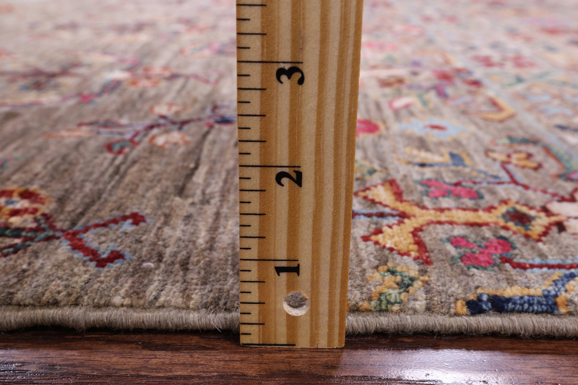 Khorjin Persian Gabbeh Hand Knotted Wool Rug - 6' 10" X 9' 10" - Golden Nile