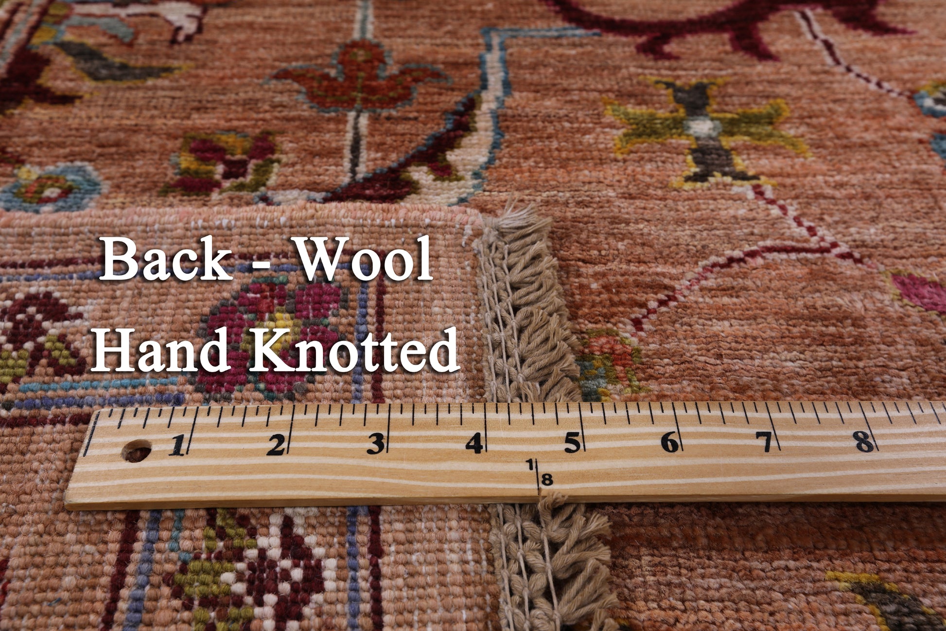 Peshawar Hand Knotted Wool Rug - 5' 9" X 8' 0" - Golden Nile