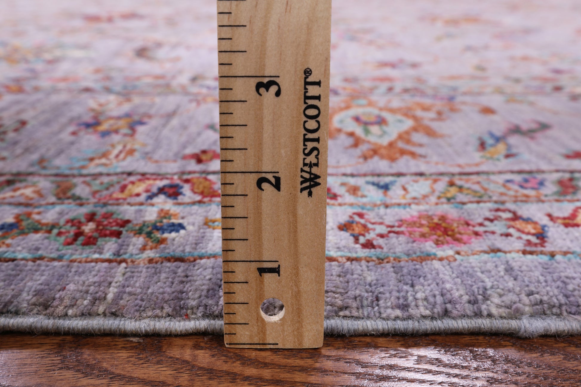 Grey Peshawar Hand Knotted Wool Rug - 5' 8" X 7' 9" - Golden Nile