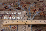 Peshawar Hand Knotted Wool Rug - 5' 8" X 7' 11" - Golden Nile