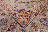 Peshawar Hand Knotted Wool Rug - 5' 7" X 7' 9" - Golden Nile