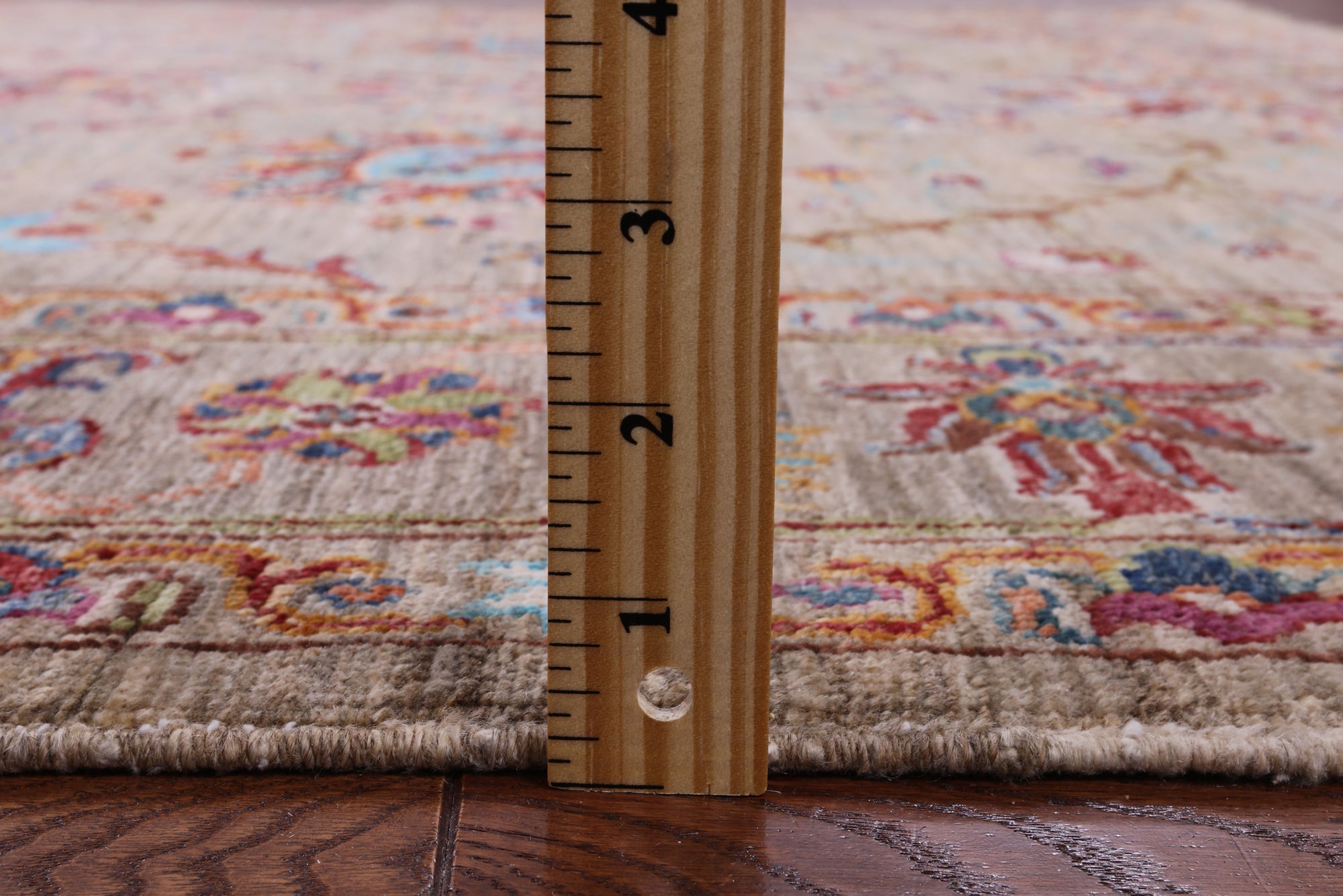 Peshawar Hand Knotted Wool Rug - 5' 7" X 7' 9" - Golden Nile