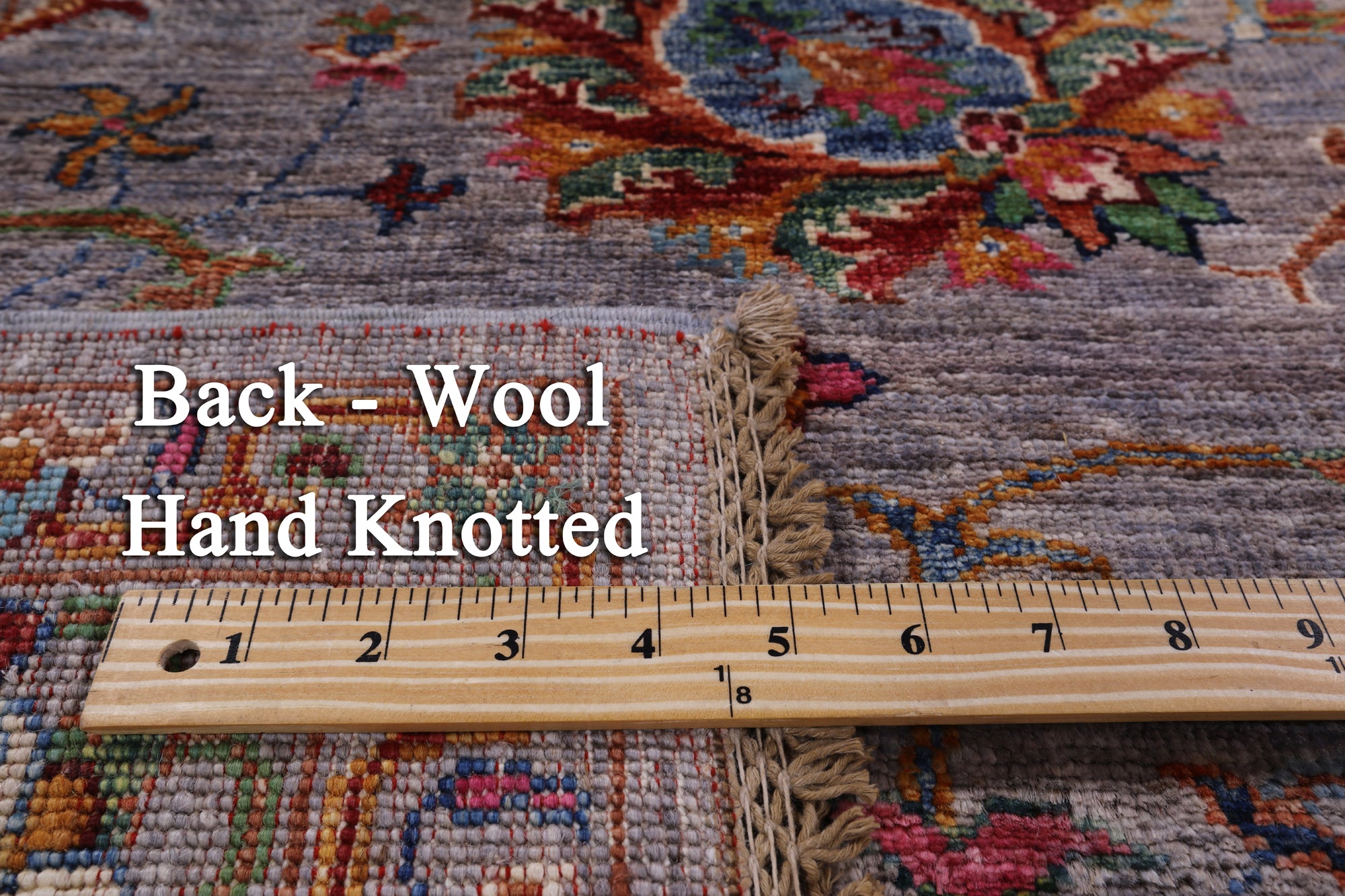 Peshawar Hand Knotted Wool Rug - 5' 10" X 7' 11" - Golden Nile