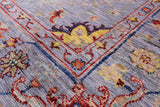 Peshawar Handmade Wool Rug - 5' 0" X 6' 11" - Golden Nile