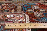 Turkmen Ersari Handmade Wool Rug - 3' 11" X 5' 11" - Golden Nile