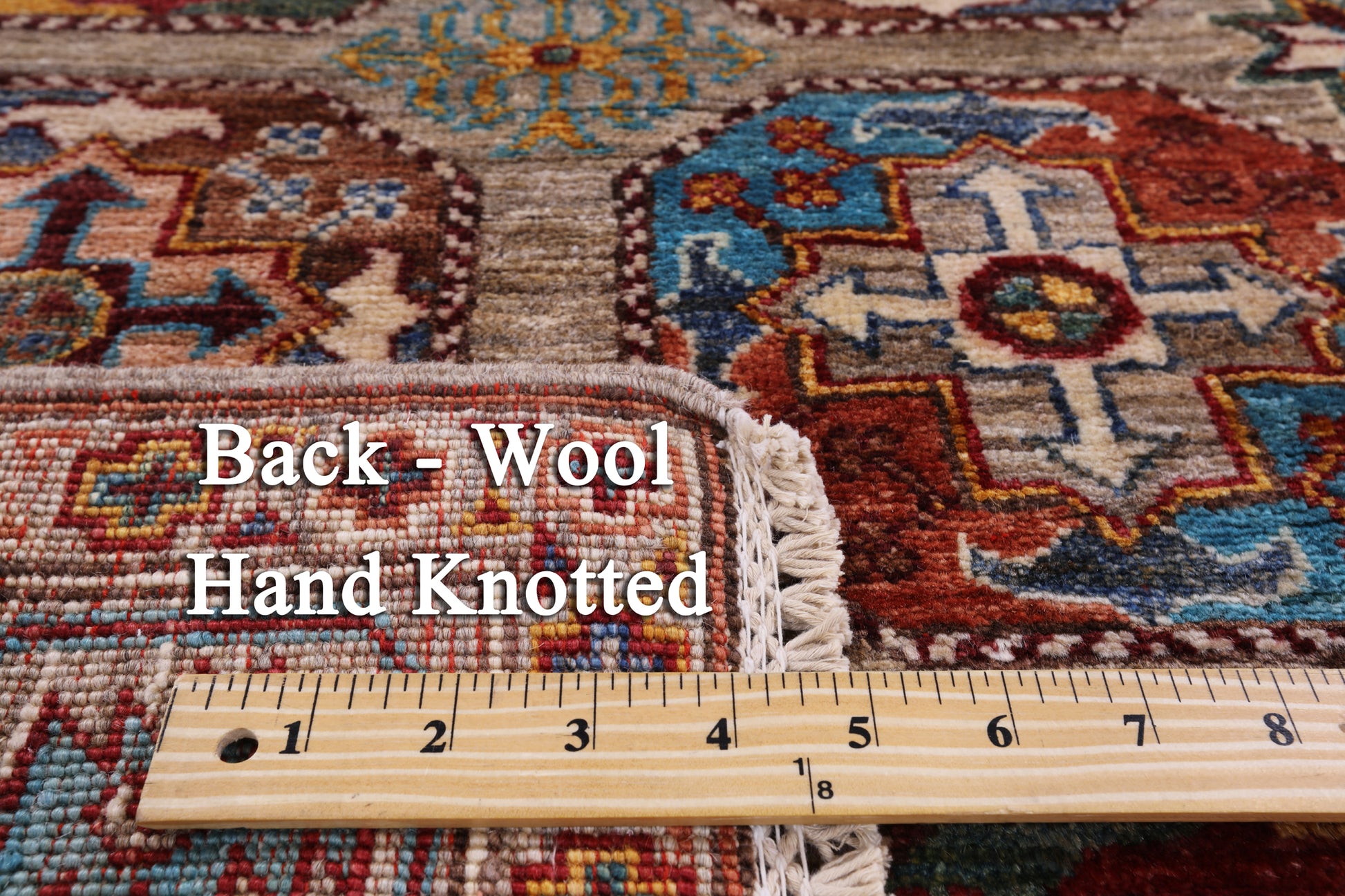 Turkmen Ersari Handmade Wool Rug - 3' 11" X 5' 11" - Golden Nile
