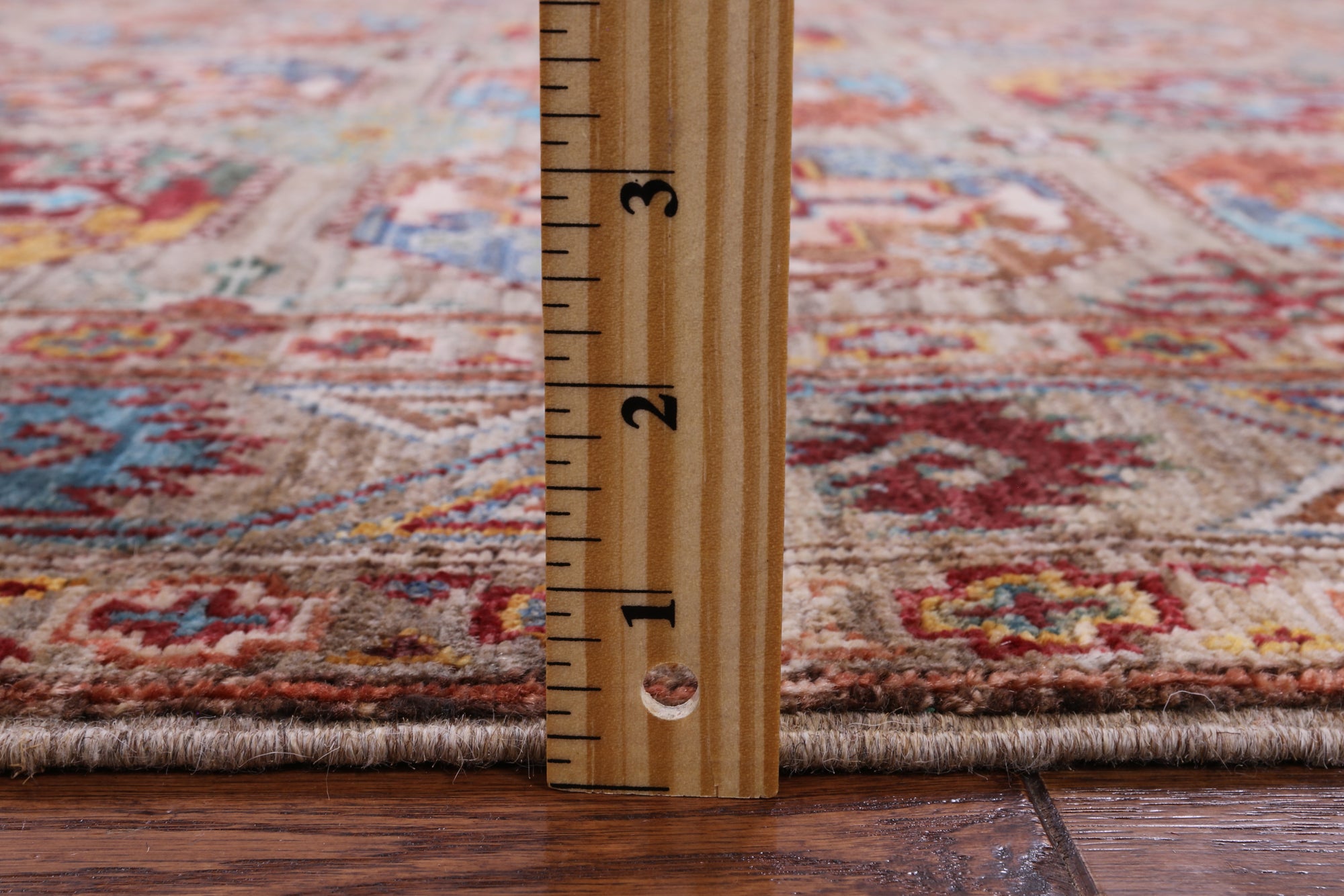 Turkmen Ersari Handmade Wool Rug - 3' 11" X 5' 11" - Golden Nile