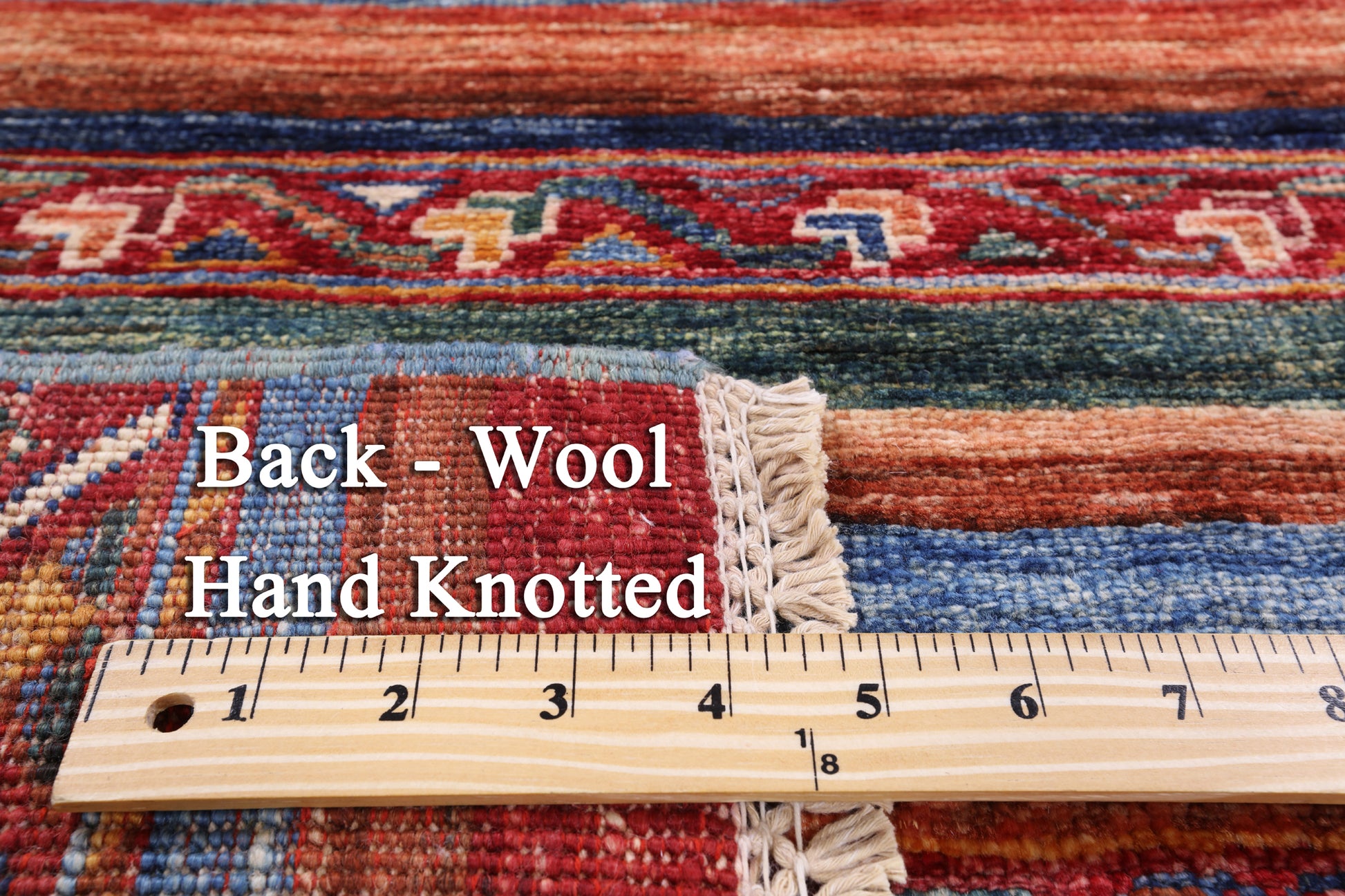 Khorjin Persian Gabbeh Handmade Wool Rug - 3' 8" X 4' 11" - Golden Nile