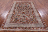 Peshawar Hand Knotted Wool Rug - 5' 6" X 7' 11" - Golden Nile