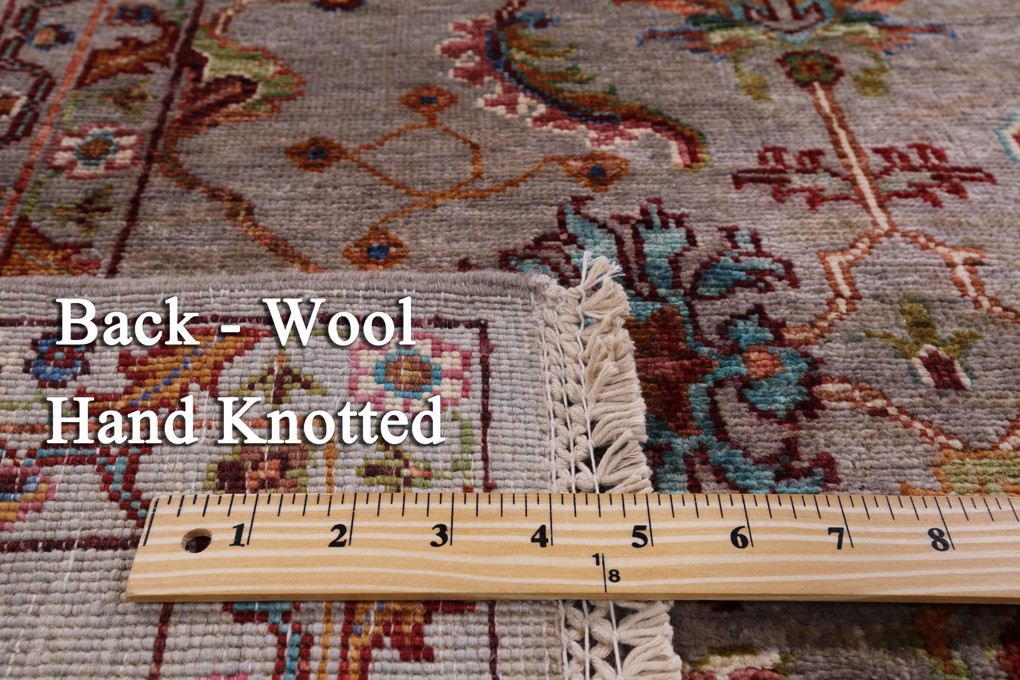 Peshawar Hand Knotted Wool Rug - 5' 6" X 7' 11" - Golden Nile