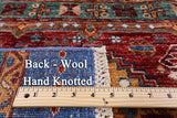 Khorjin Persian Gabbeh Hand Knotted Wool Rug - 5' 7" X 8' 6" - Golden Nile