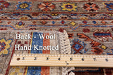 Khorjin Persian Gabbeh Handmade Wool Rug - 5' 8" X 8' 3" - Golden Nile