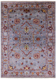 Peshawar Handmade Wool Rug - 5' 9" X 7' 10" - Golden Nile