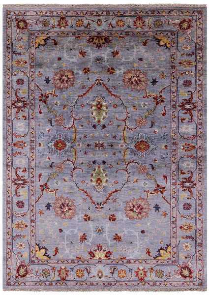 Peshawar Handmade Wool Rug - 5' 9" X 7' 10" - Golden Nile