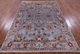 Peshawar Handmade Wool Rug - 5' 9" X 7' 10" - Golden Nile