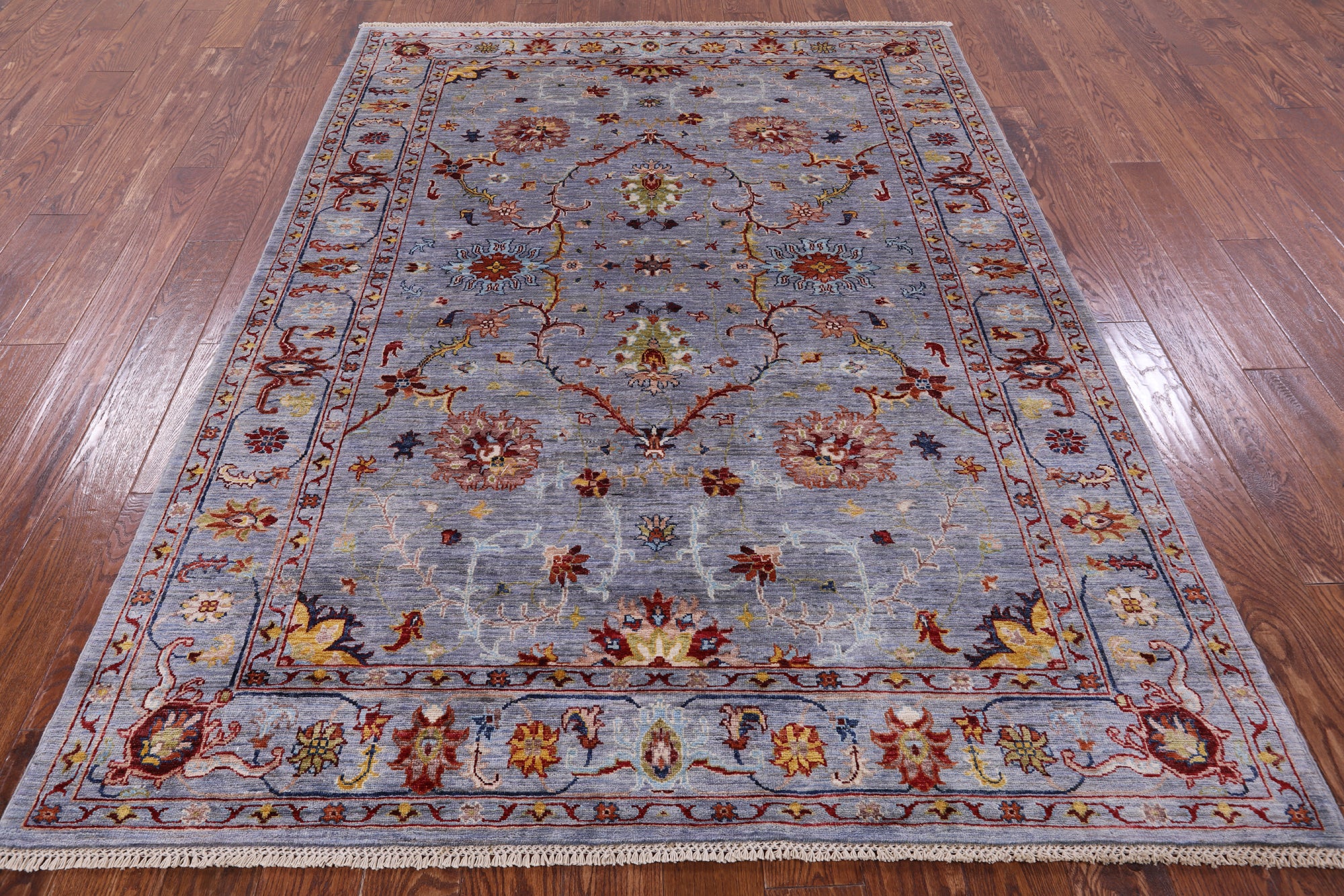 Peshawar Handmade Wool Rug - 5' 9" X 7' 10" - Golden Nile