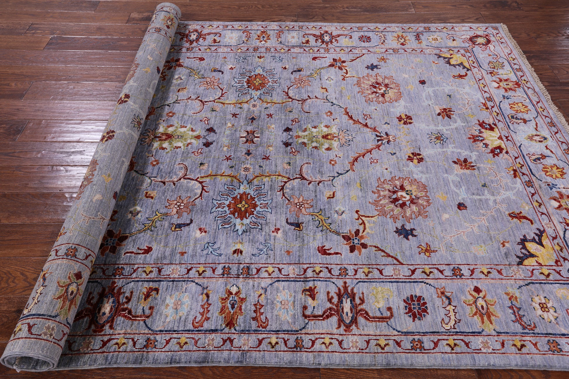 Peshawar Handmade Wool Rug - 5' 9" X 7' 10" - Golden Nile