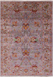 Peshawar Hand Knotted Wool Rug - 5' 10" X 8' 2" - Golden Nile