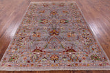 Peshawar Hand Knotted Wool Rug - 5' 10" X 8' 2" - Golden Nile