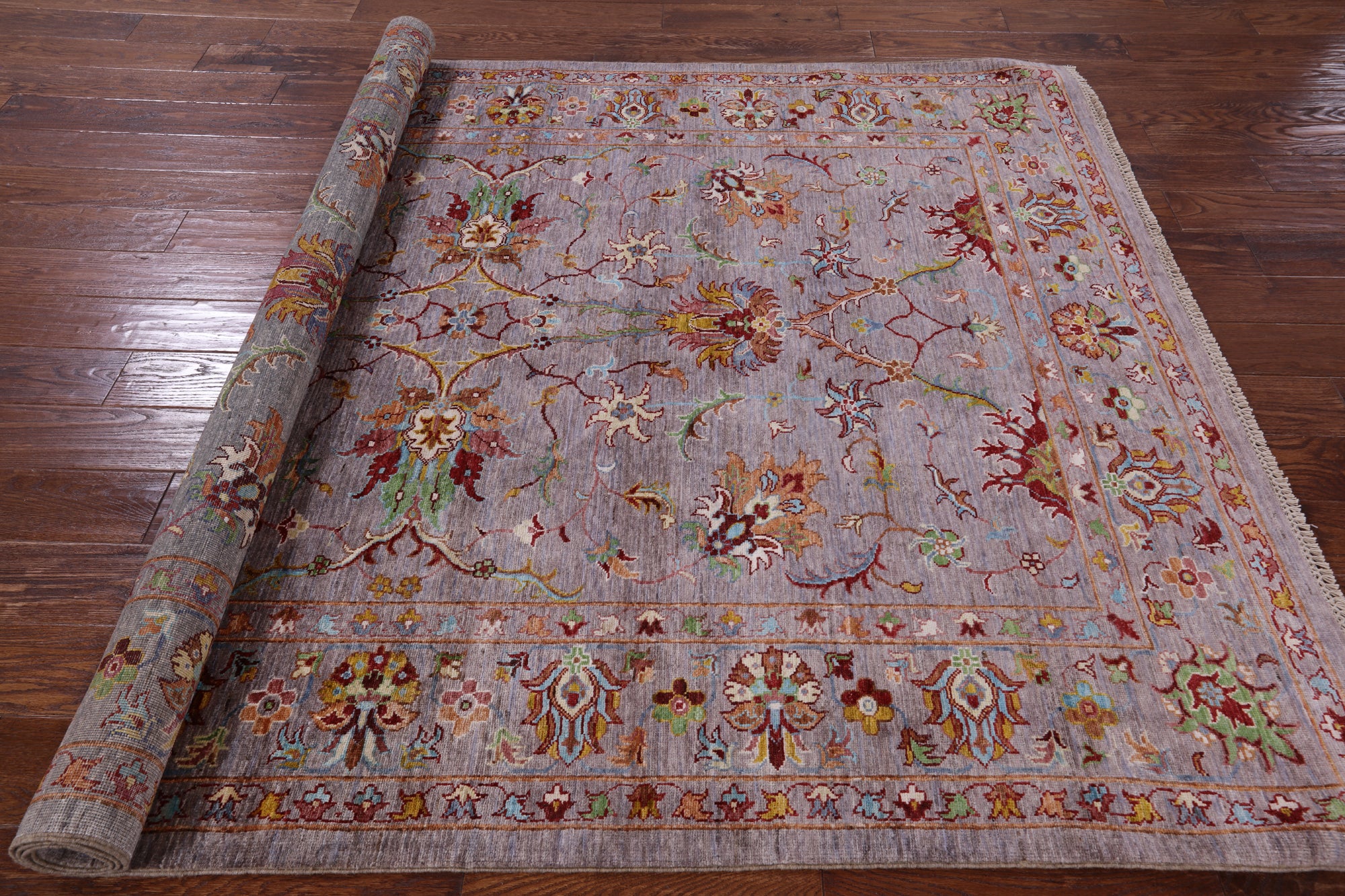 Peshawar Hand Knotted Wool Rug - 5' 10" X 8' 2" - Golden Nile